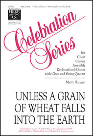 Unless a Grain of Wheat Falls into the Earth SAB choral sheet music cover Thumbnail